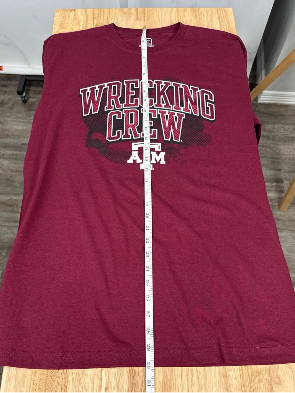 Pro Edge By Knights Apparel Men’s Maroon Texas A&M Wrecking Crew Tee Size L NEW - Picture 6 of 9
